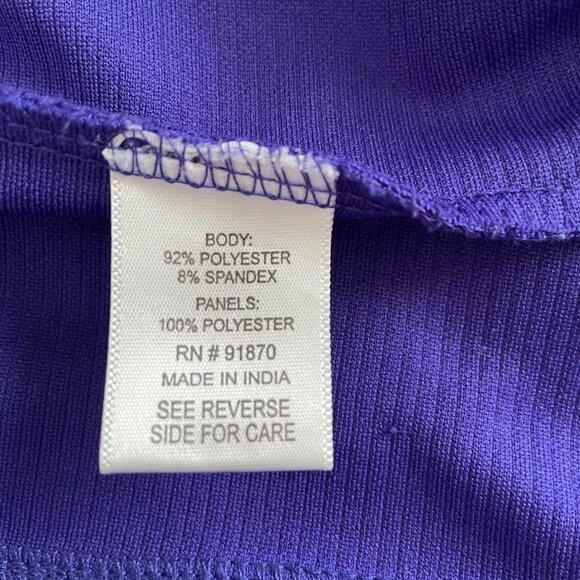 Pebble Beach Performance Women's Full-Zip Athletic/Golf Jacket Purple, Size M - Picture 7 of 8